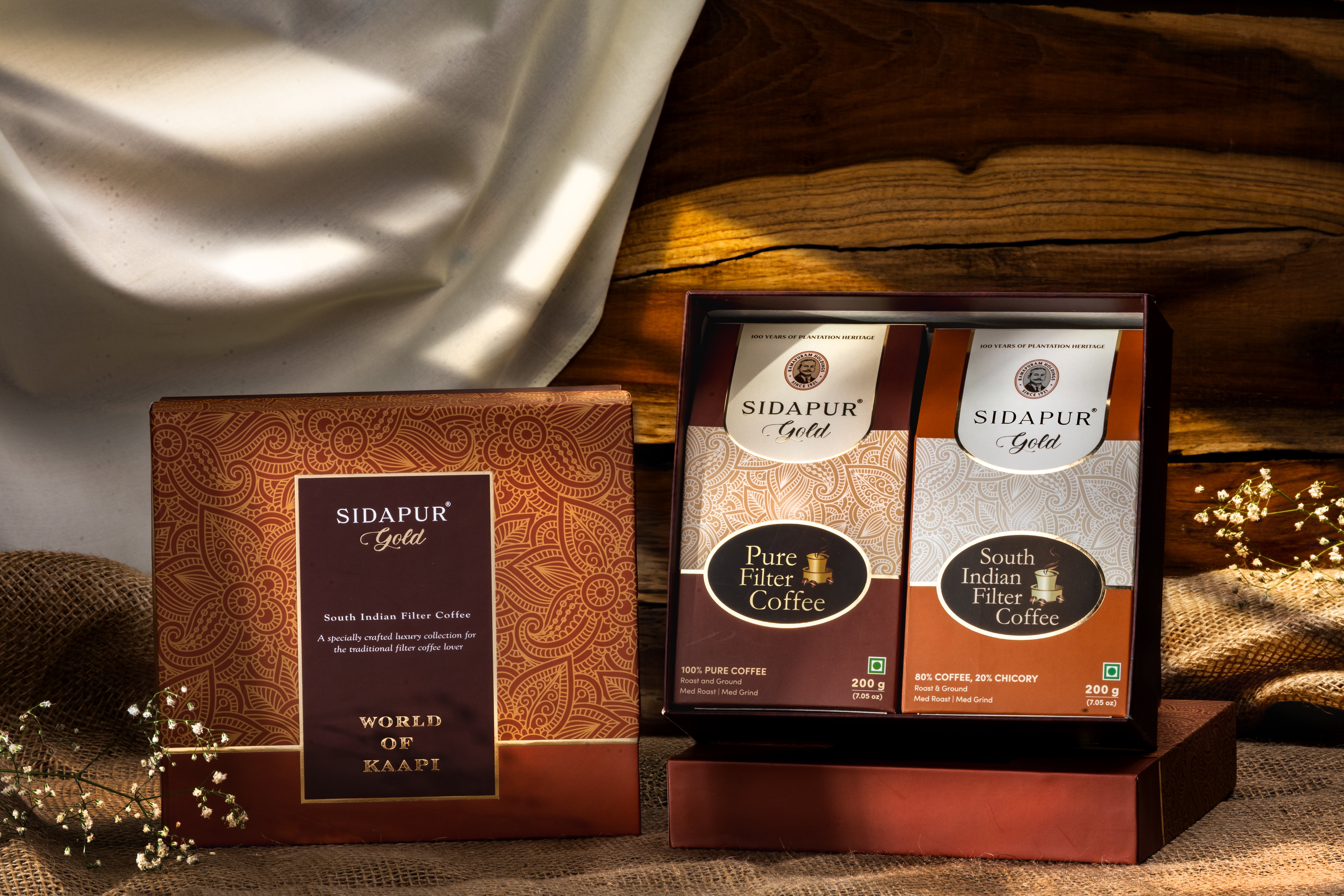 World of Kaapi - Sidapur Gold - South Indian Filter Coffee Gift Box