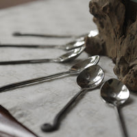 Rustic Stainless Steel Spoon - Set of 6