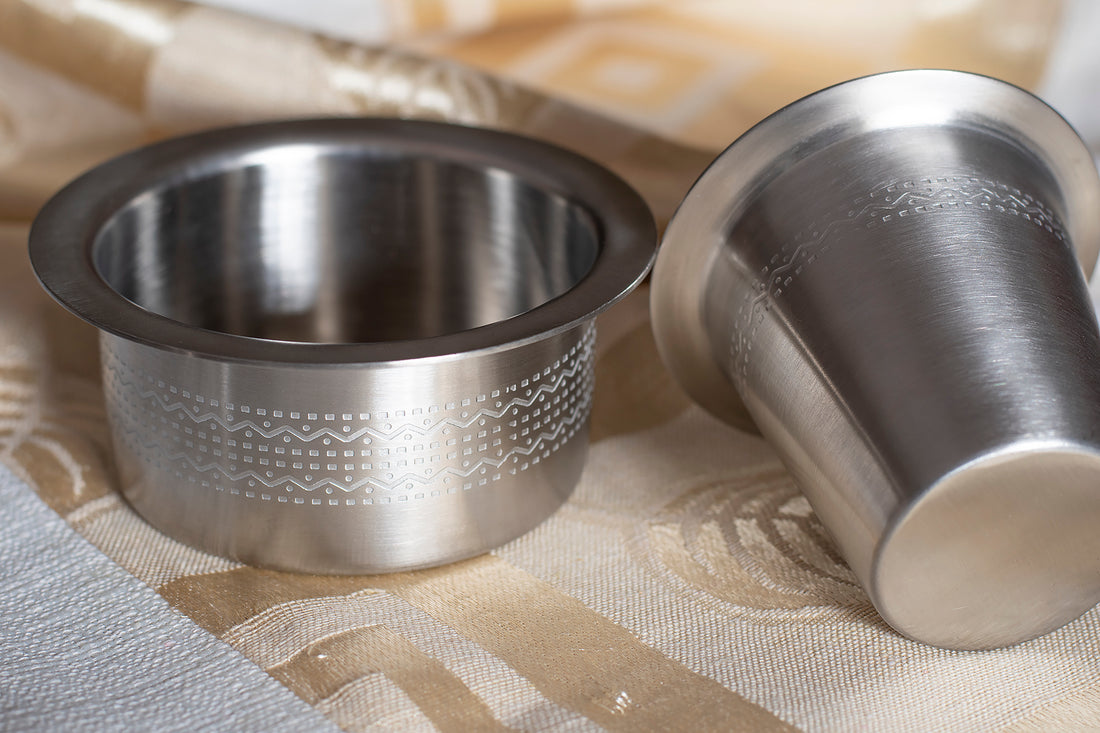Etched Stainless Steel Dabara Matt Finish