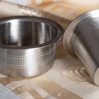 Etched Stainless Steel Dabara Matt Finish