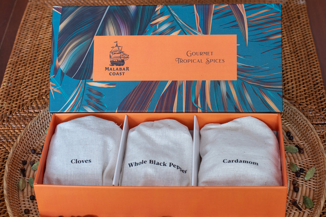 Tropical Gift Box - Gourmet Indian Spices - Small