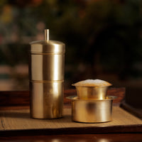 Brass South Indian Filter Matt Finish