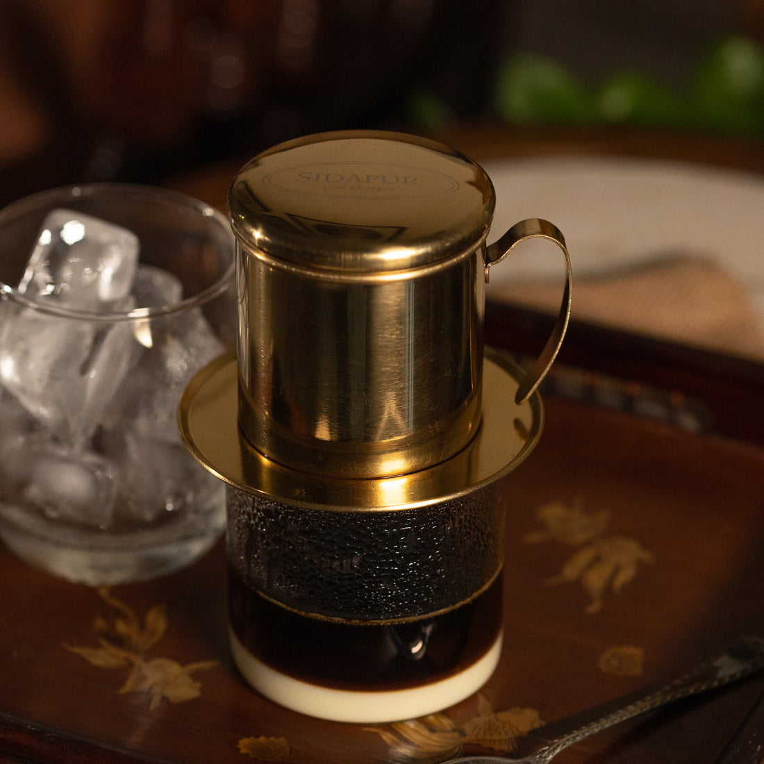 Vietnamese Coffee Filter - Glossy Gold