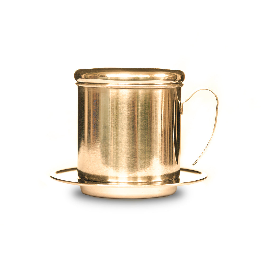Vietnamese Coffee Filter - Glossy Gold