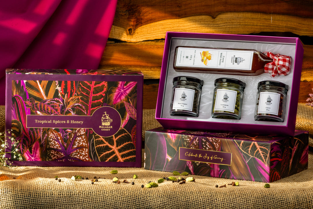 Tropical Spices & Honey Gift Box (Big)