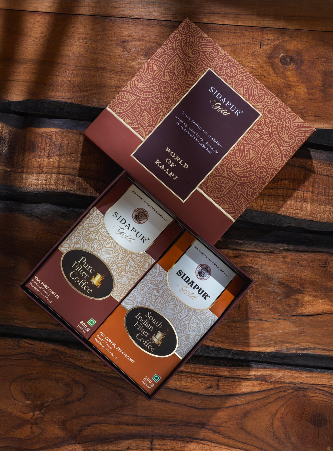 World of Kaapi - Sidapur Gold - South Indian Filter Coffee Gift Box