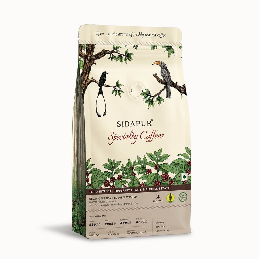 Terra Intensa  Organic Arabica & Robusta Fermented Washed | Tipperary & Elkhill Estates