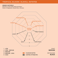 Tropical Bloom  Arabica Slow, Shade dried Naturals | Elkhill Estates