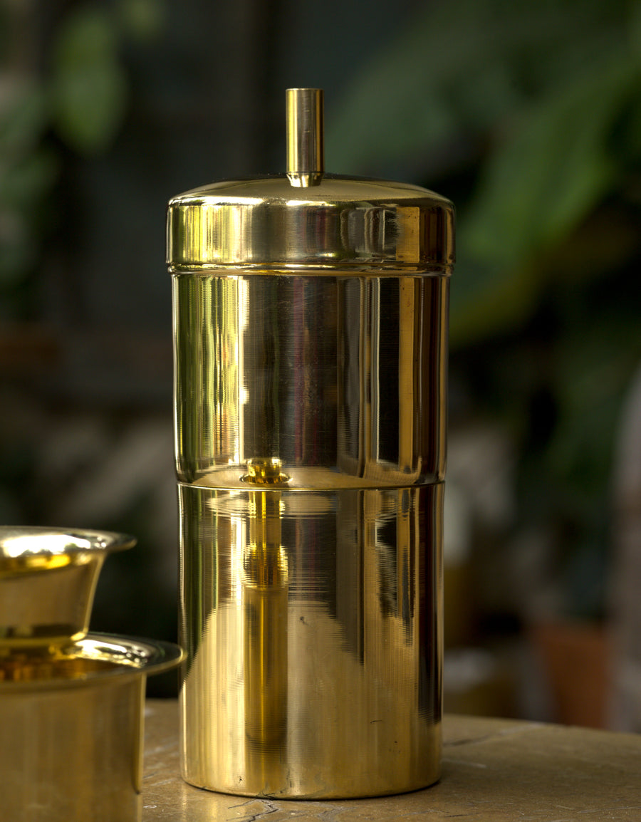 Brass South Indian Filter Glossy Finish