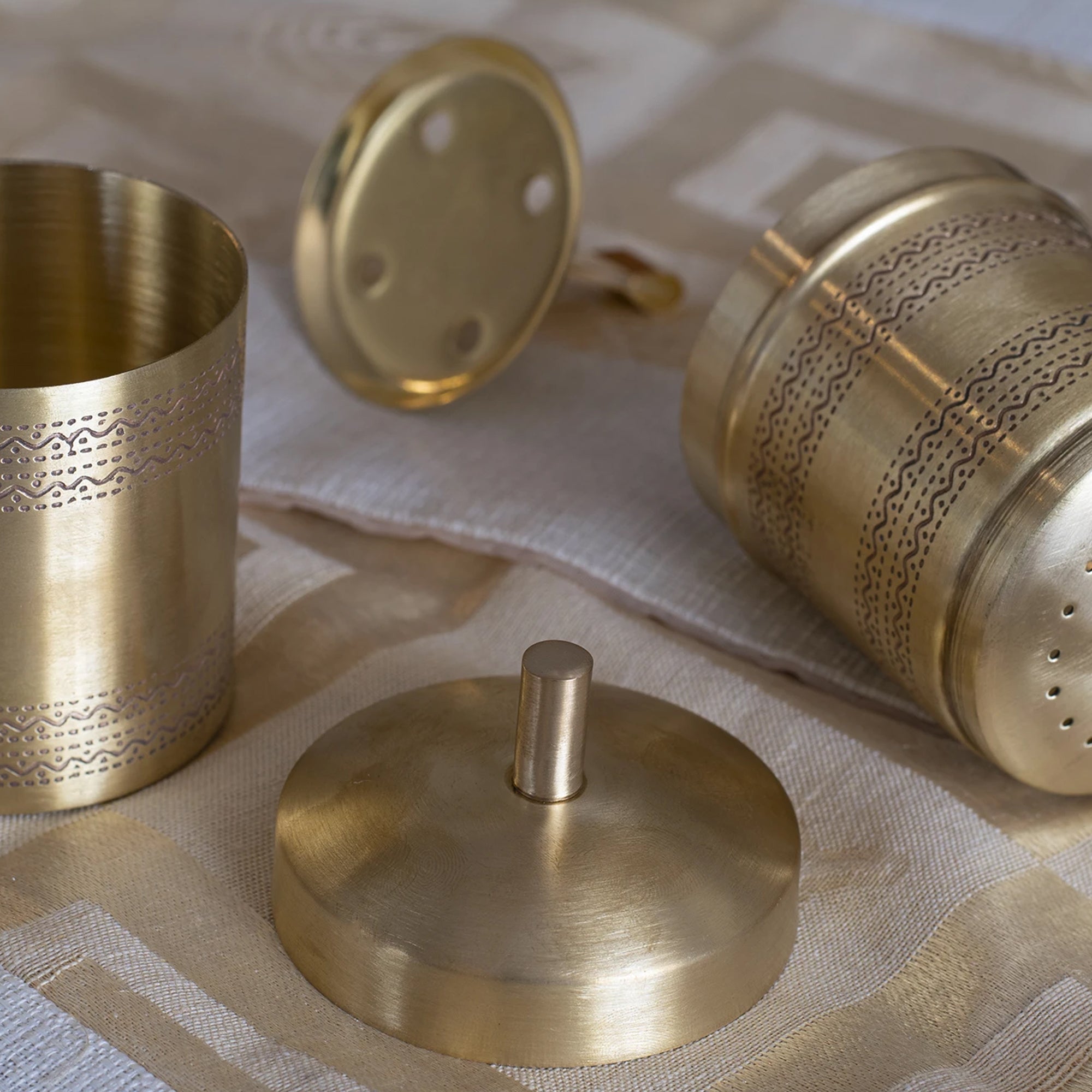 Indian Rice Filter Etched Brass South Indian Filter Matt Finish – Sidapur