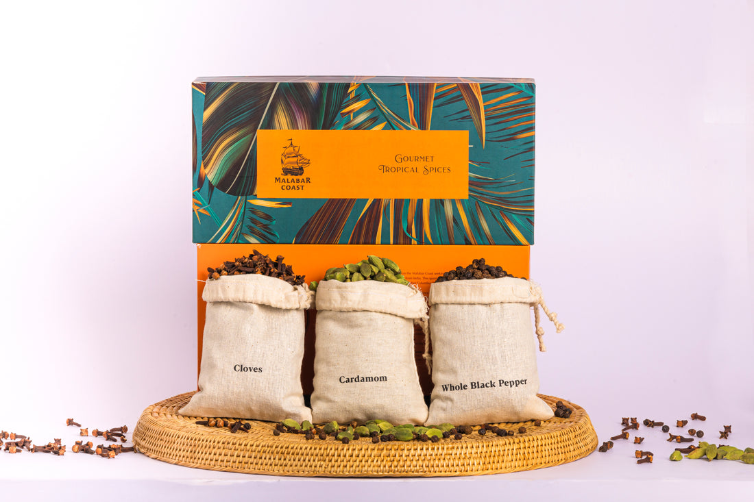 Tropical Gift Box - Gourmet Indian Spices - Small